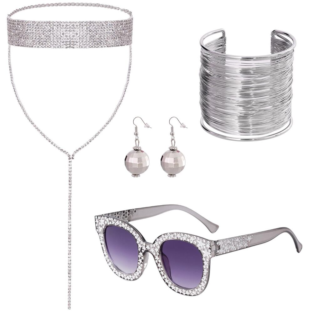 7831 70s Disco Accessoriess For 70s Disco Costume Accessory Set